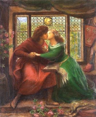 Paolo e Francesca da Rimini (Dante Gabriel Rossetti, 1867)