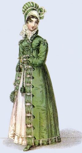 1817 walking dress La Belle Assemblee