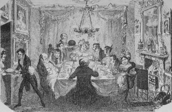 cruikshank christmas pudding served at dinner party life magazine imagejaneausteword