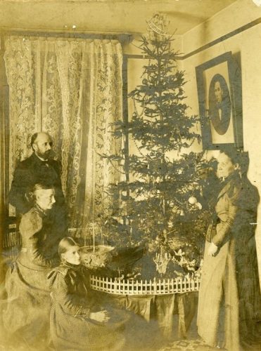 albero di natale vittoriano