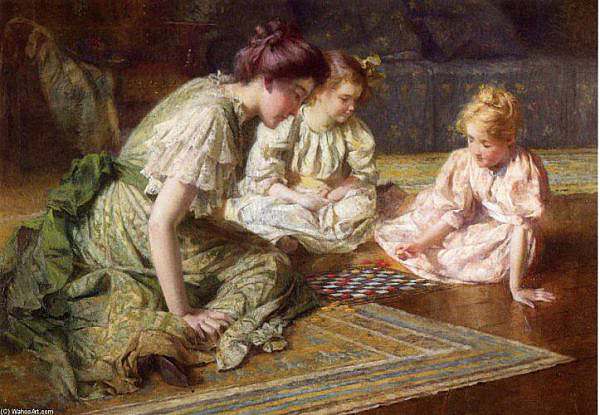 maternità nell'arte vittoriana