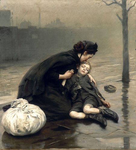maternità nell'epoca vittoriana