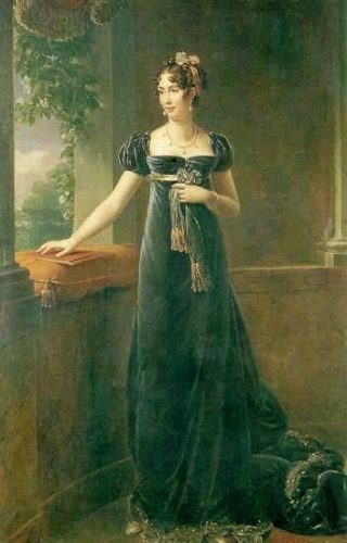 green regency gown