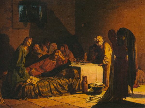 giovedì santo nell'arte ottocentesca