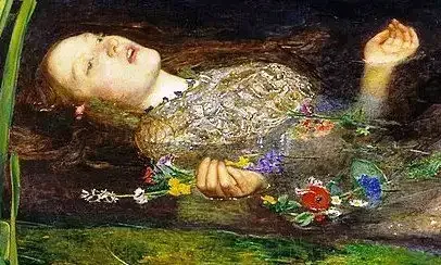 Ophelia di John Everett Millais