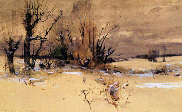 la neve nell'arte del 1800