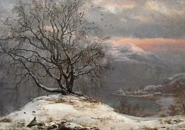 la neve nell'arte del 1800