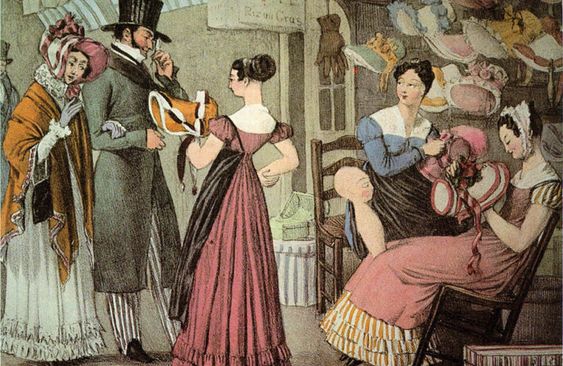 Modiste in epoca Regency